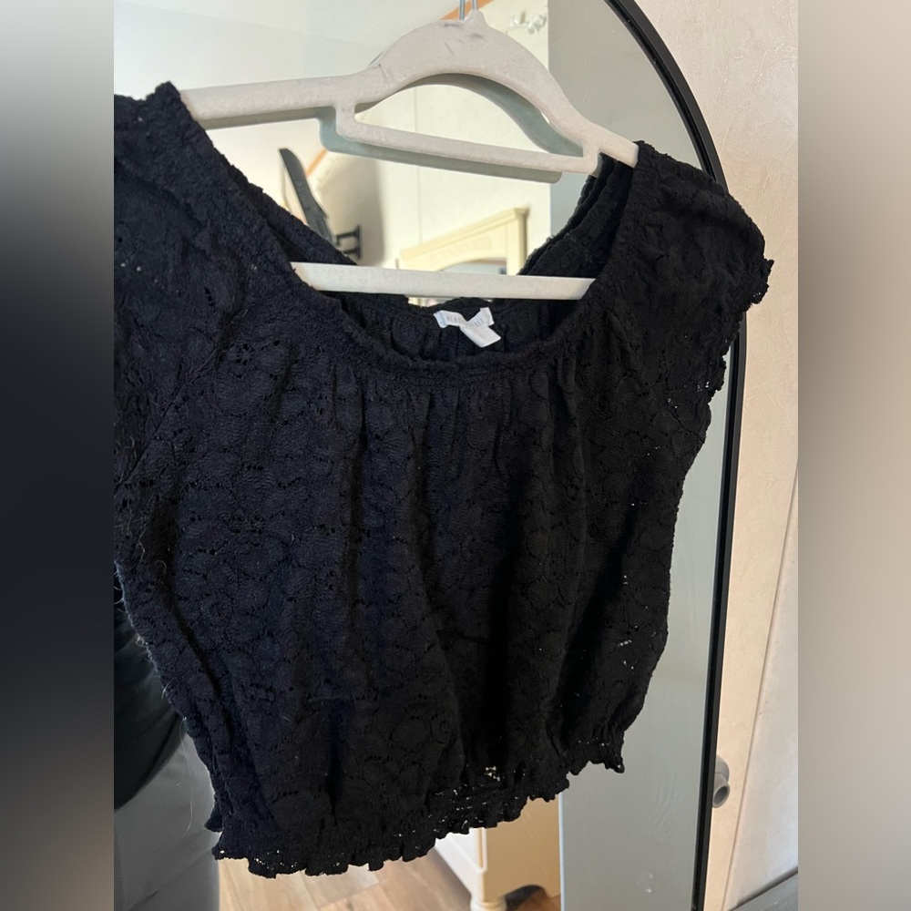 Black Crop Top